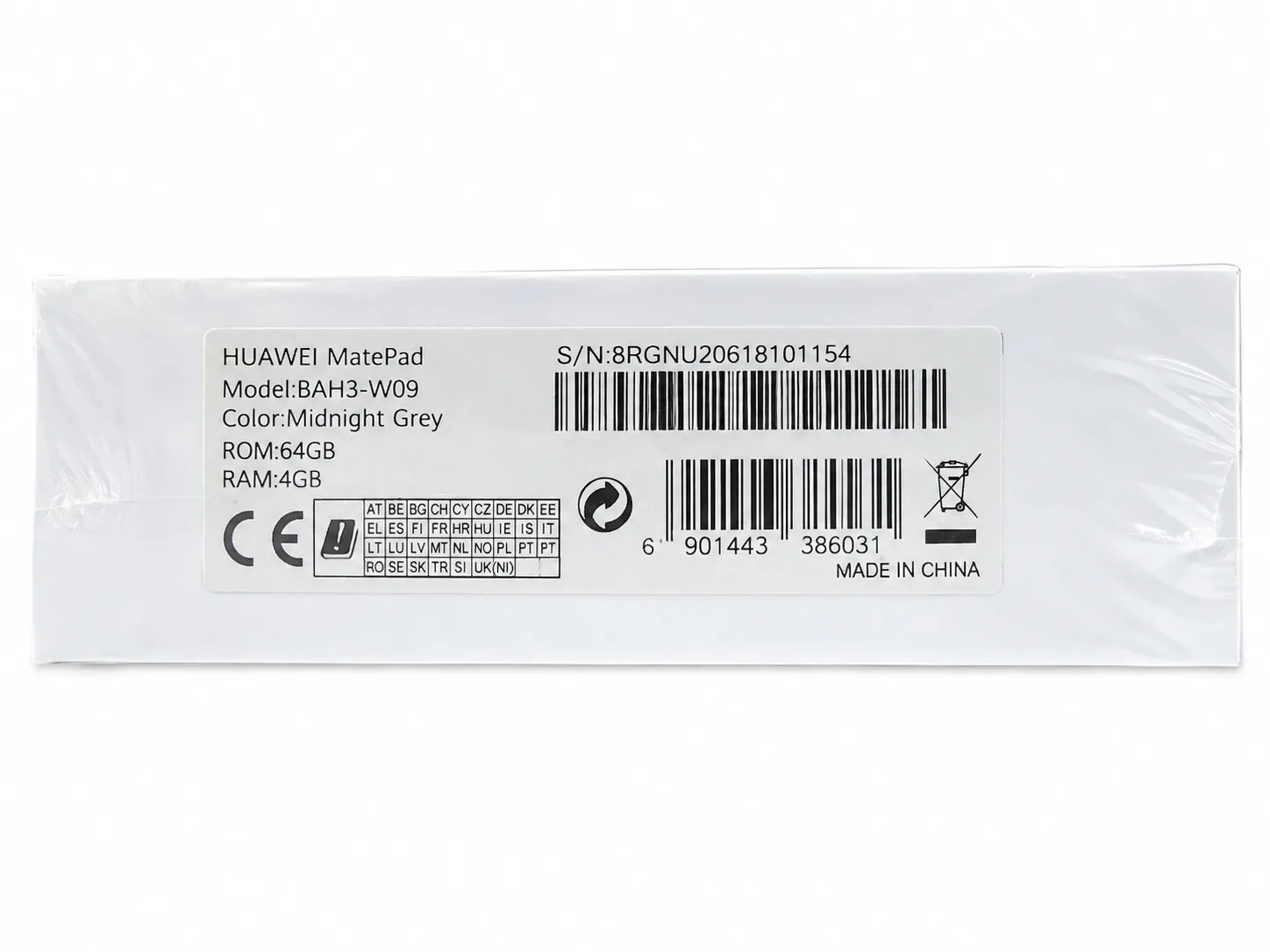 Huawei MatePad 10.4 bah3-W09 з пам'яттю 4/64 ГБ HarmonyOS 2.0