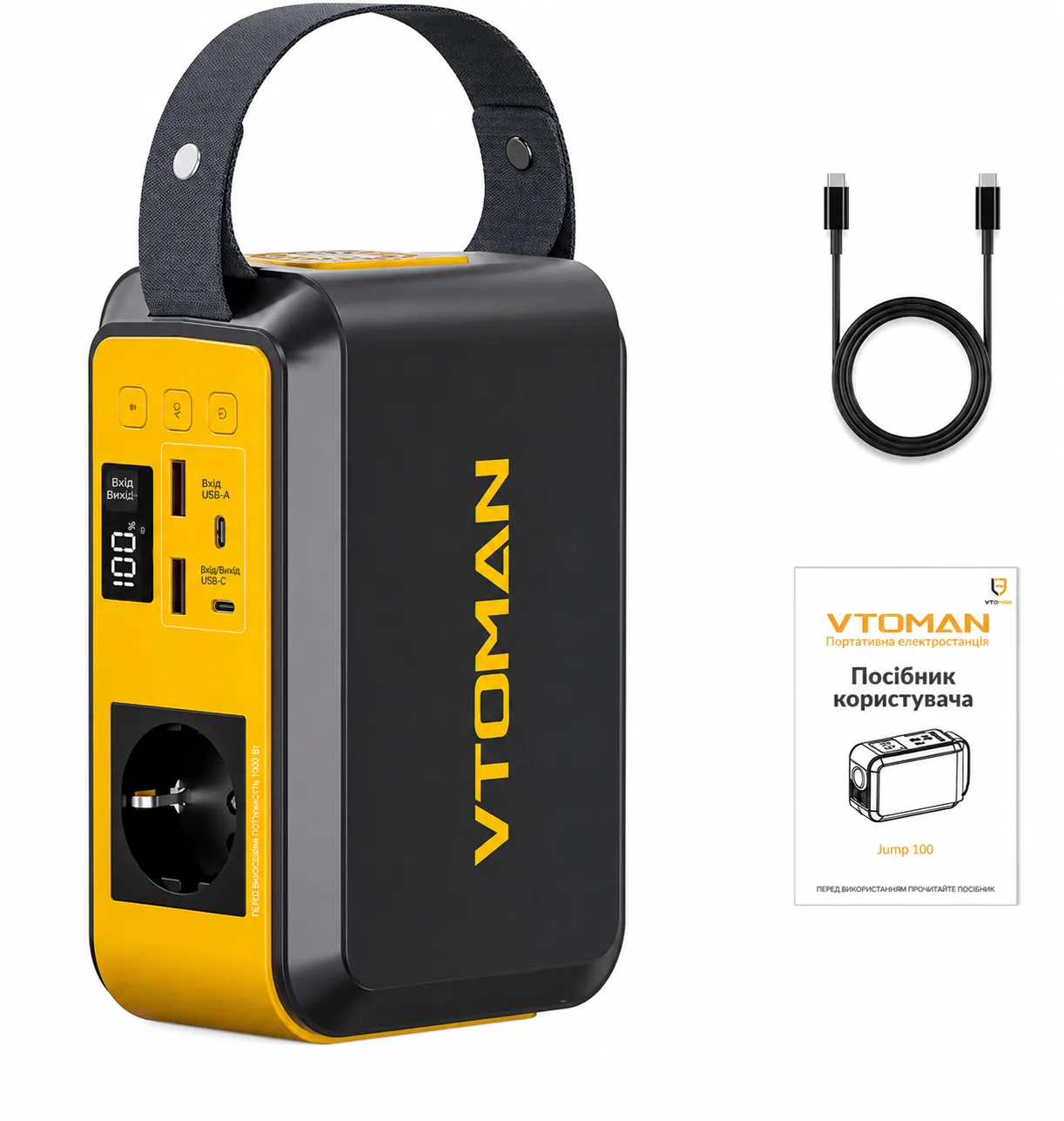 VTOMAN JUMP 100 зарядна станція/Power Bank 88,8 Wh
