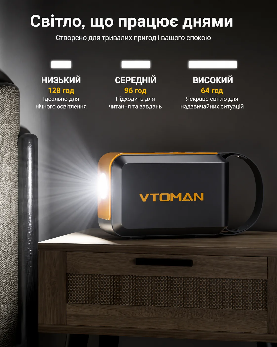 VTOMAN JUMP 100 зарядна станція/Power Bank 88,8 Wh